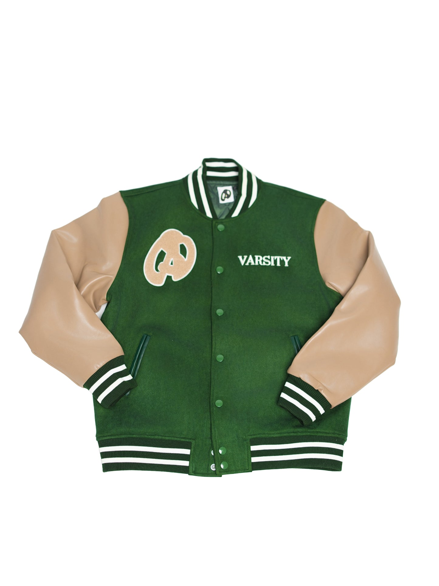 DASCREETWORLD VARSITY JACKET (green)