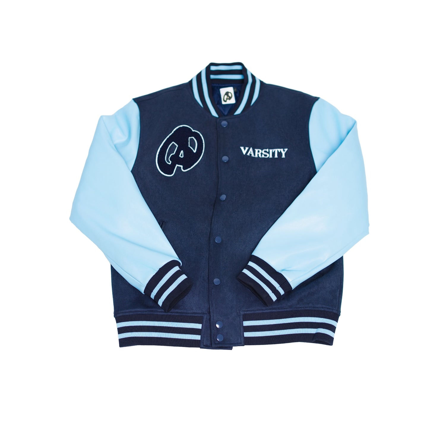 DASCREETWORLD VARSITY JACKET (blue)